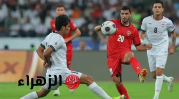 شاهد مجانًا.. القنوات الناقلة وموعد مباراة الأردن والعراق ربع نهائي كأس العرب 2025